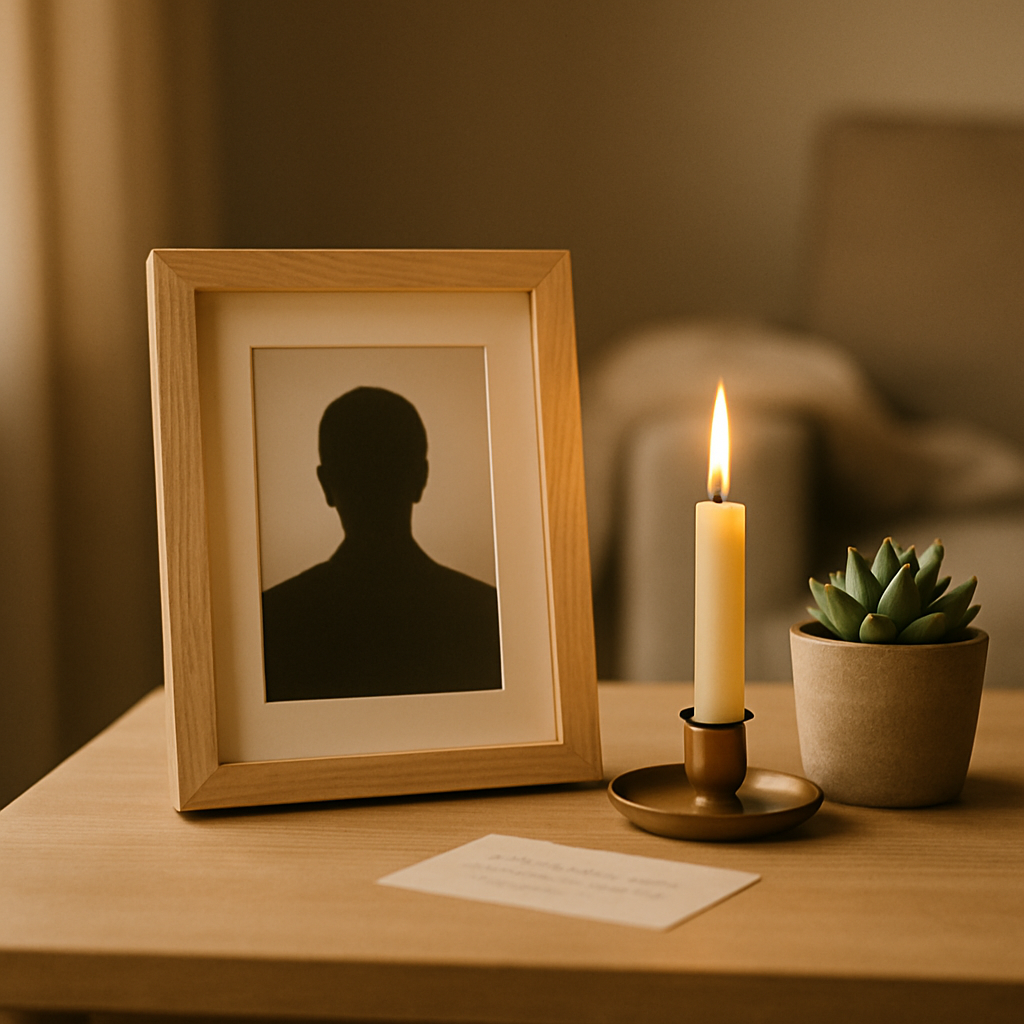 Erinnerungsrituale zuhause gestalten mit Trauermotive