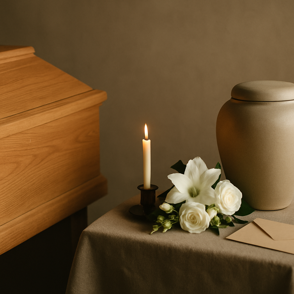 Sarg oder Urne: Unterschiede verstehen – Trauermotive
